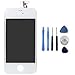 ZTR Replacement Digitizer Touch Screen LCD Display Assembly for iPhone 6S 4.7 Inch 7 Piece Tools Included White