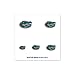 NCAA University of Florida Fingernail Tattoos, Black