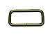 Ailisi Generic Metal Bronze Rectangle Buckle 1.5