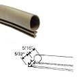 STB Weatherstrip, Kerf-Mounted, Bulb Type, Tan - 25 ft Roll