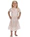 Laura Dare Little Girls Short Sleeve Tradition Peignoir Set, (2T-6X)
