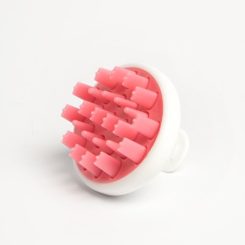 Zyllion ZMA12 Shampoo Scalp Massage Brush (Pink)