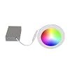 Bazz SLDSK6RGBTNWWF Slim Disk Smart Home Wi-Fi RGB LED Recessed Fixture Kit, Tunable, Dimmable, Alexa and Google…
