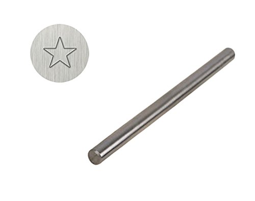 5 Point Star Steel Punch Hand Stamp 3/16