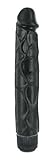 The Tower 9.5 Inch Vibrating Dildo, Black