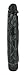 The Tower 9.5 Inch Vibrating Dildo, Black
