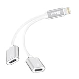 Bland 113 iPhone 7 Plus IOS 10.3 Headphones Jack Charge and Audio Splitter Lightning to Audio Charging Adapter for Earphone