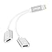 Bland 113 iPhone 7 Plus IOS 10.3 Headphones Jack Charge and Audio Splitter Lightning to Audio Charging Adapter for Earphone