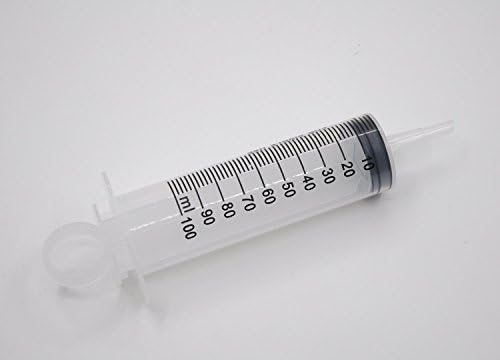 YouHuGu 100ML Large Big Plastic Hydroponics Nutrient Measuring Syringe by YouHuGu