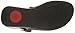 FitFlop Women's Superjelly Rubber Flip Flops Jelly Sandal, All Black, 9 M US