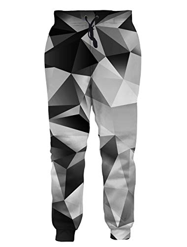 image for Goodstoworld Mens Womens 3D Jogger Track Long Pants Active Athletic Tr