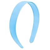 TOOGOO(R) Baby Blue Plastic Hair Hoop Headband Ornament for Lady