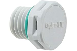 Connector Accessory, Grey, Vent, Amphenol LTW M12 Sensor Connectors