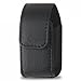 Fashionable Vertical Leather Carrying Case Pouch Holster for Motorola H730, HX550, H720, HX600, HK250, H19TXT, H17, HZ 720 Bluetooth Headset Headphone- with Magnetic Closure & Belt Clip