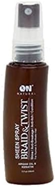 On Natural Sheen Spray Braid &amp; Twist 2 oz - Argan Oil &amp; Keratin