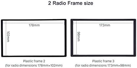 Sound-way - 2 DIN in dash car stereo adapter mounting fascia kit compatible for FIAT Croma 2005-2010 - KA11-685b - Image 4