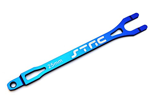 ST Racing Concepts ST3727B Aluminum Pro Racing Battery Strap for Traxxas Slash (Blue)