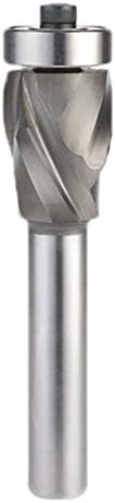 Eagle America 117-0606 Superior Solid Carbide Spiral Flush Trim Router Bits Bottom Bearing