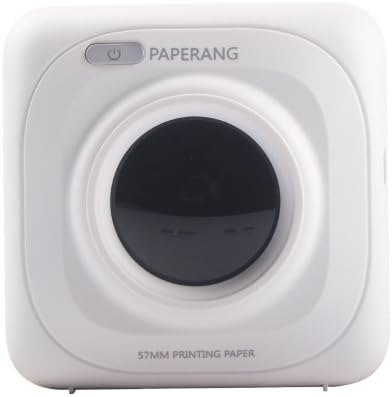 New Paperang Printer Paper P1S Mini Instant Mobile Printer Smart APP Sticker Note Photo Pocket Thermal Printing Bluetooth 4.0 P1 Upgraded Version (white)