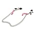 Sensual Sex Chain Nipple Clamps Sex Teasers Nipplesuckers Adult Toy for Woman and Couples Flirt Lingerie Whips and Chains for Sex Lesbian Erotic Sensual Sex Bondage BDSM Set