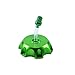 ZXTDR Aluminum Gas Fuel Tank Cover Cap With Breather Valve For 50cc 70cc 90cc 110cc 125cc 140cc 150cc 160cc Pit Dirt Motor Bike (Green)