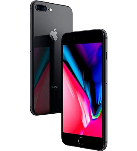 RECOMMERCE Smartphone Marke Modell Smartphone Apple iPhone 8 Plus, 64 GB, Grau (Space Grey), Refur G