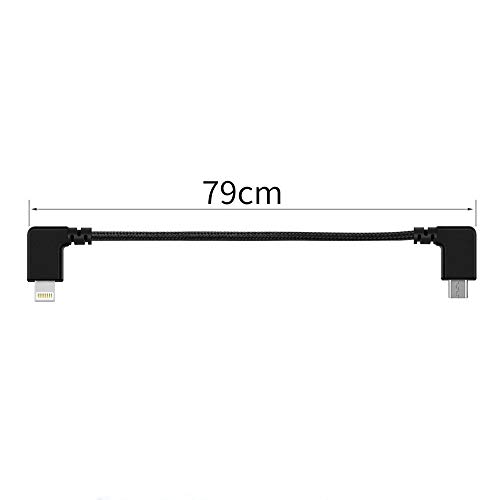 image for Taoke Transfer Cable for Insta 360 Action Camera, Micro-USB to iOS Dev