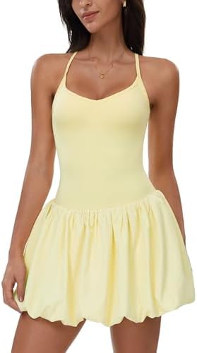 gold golf dress Jeiento Gold Glitter His and Hers Matching Golf Outfit Set Women's Sleeveless Quick Dry Golf Tennis Dress with Built-in Shorts Pockets Men's Short