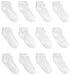 Simple Joys by Carter's Baby 12-Pack Sock Ankle, White, 0-6 Months