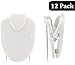 1InTheOffice Cubicle Clips, White, 12/Pack (White)