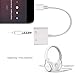 Headphone Jack Adapter Charger for Splitter Dongle Earphone Cable and Aux Audio Connector for iPhone X/Xs/XS max/8/8 Plus/7/7 Plus Adapter 2 in 1 Headphone for Music and Charge Support iOS10.3 Morethumb 1
