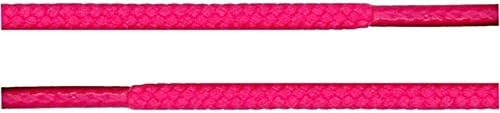 Trudy Round Thick Shoelaces 3/16" Athletic Solid Colors for All Shoe Types Several Lengths