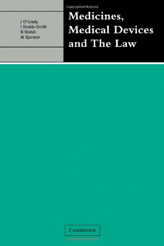 MEDICINES, MEDICAL DEVICES AND THE LAW