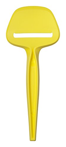 Osti 01 (Yellow) Cheese Plane – Handheld Durable Wireless Cheese Slicer for Perfect Slices of Hard, semi-Hard and semi-Soft Block Cheese – Dishwasher Safe – Danish Design Cheese Cutter