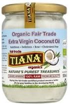 Org Virgin Coconut Oil (500ml) 10 Pack Bulk Savings by TIANA FAIR TRADE ORGANICS