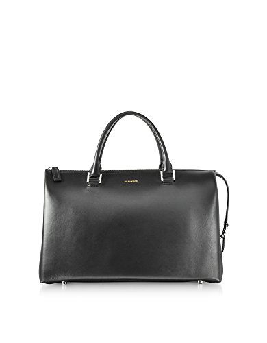 Jil Sander Women's Jspm850157wmb69083n962 Black Leather Briefcase - Thumbnail 3