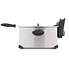 Swan-3L-Stainless-Steel-Deep-Fat-Fryer-with-Viewing-Window-and-Safety-Cut-Out-Non-Slip-Easy-Clean-and-Adjustable-Temperature-Control-2kW-SD6040N-2000-W-3-liters-Silver Swan SD6040N 3 Litre Stainless Steel Deep Fat Fryer with Viewing Window and Safety Cut Out, Non-Slip, Easy Clean and…