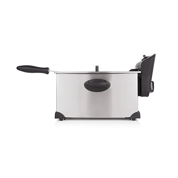 Swan-3L-Stainless-Steel-Deep-Fat-Fryer-with-Viewing-Window-and-Safety-Cut-Out-Non-Slip-Easy-Clean-and-Adjustable-Temperature-Control-2kW-SD6040N-2000-W-3-liters-Silver Swan SD6040N 3 Litre Stainless Steel Deep Fat Fryer with Viewing Window and Safety Cut Out, Non-Slip, Easy Clean and…