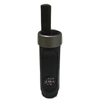 Mini Walkie Talkies Rechargeable Two Way Radios FRS FM 16 Channels Fashion Small Radio with Earpieces(Black)