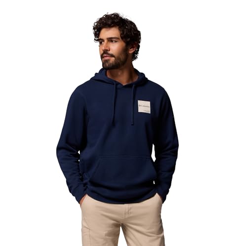 Trek Graphic Hoodie, Pile grafico, Elasticizzato per l'avventura, Cappuccio regolabile, Jersey ricco di cotone, Bordi a coste, Tasca a marsupio - da uomo