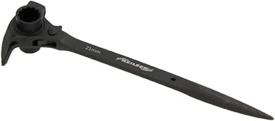 Neilsen CT5067 Ratchet Scaffolding Wrench 19mm 21mm 24 Tooth Chrome Vanadium
