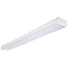 LEONLITE 4ft LED Wraparound Flush Mount Ceiling Light, 40W (100W Eqv.), Ultra Bright 4400lm, 6000K Pure White, for Garages, Laundry Rooms, Hallways, Offices, Workbenches, Pack of 4