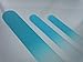 3 Crystal Glass Aquamarine Nail File Set - Small, Medium & Large Pedicure File