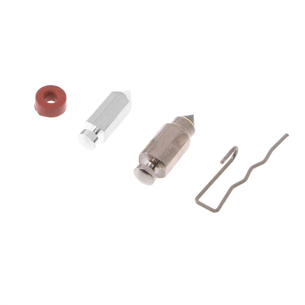 Carburetor Float Valve Needle Seat Kit, Lawn Mower Engine Repair Replacement for Briggs and Stratton 398188 281144 299096 394681