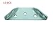 Smart&Cool Stainless steel angle code , 66mm x 22mm x2mm（thick） 10Pcs