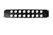 OSP Cases | Metal Rack Panel | 2-Space Blank | 16 D-Series Punch-Out's
