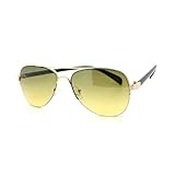 Women's Small Size Aviator Sunglasses Petite Half Rim Aviators