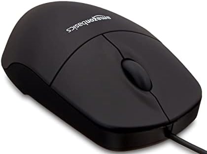 Paquete de 30 Ratón con 3 Botones y Cable USB (Negro)