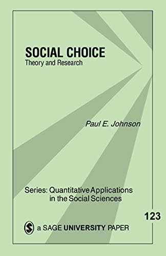Formal Models of Domestic Politics (Analytical Methods for Social