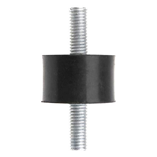 Creative-Idea 4 Packs M8 Double Male Anti Vibration Rubber Mount Kit for Air Compressor Pump Rubber Shock Absorber Mount Bobbin